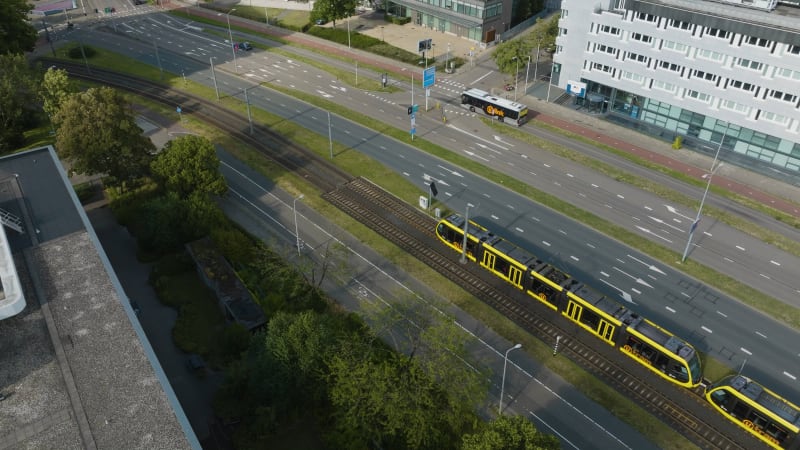 Tram Journey into Utrecht City