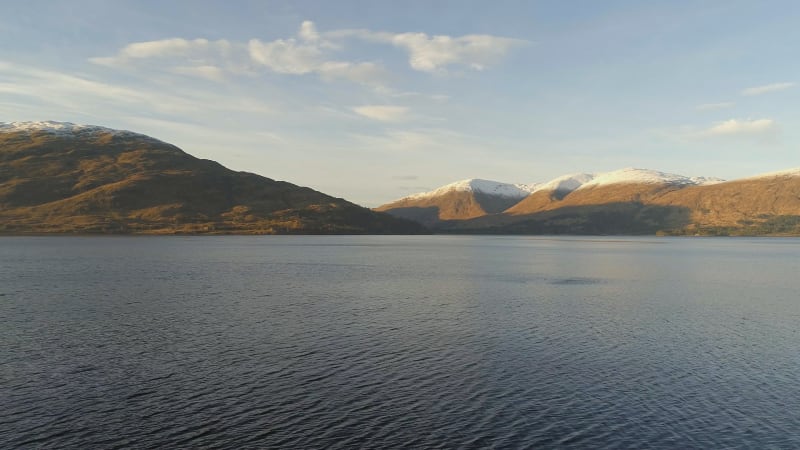 Scottish Loch and Trees in the Winter