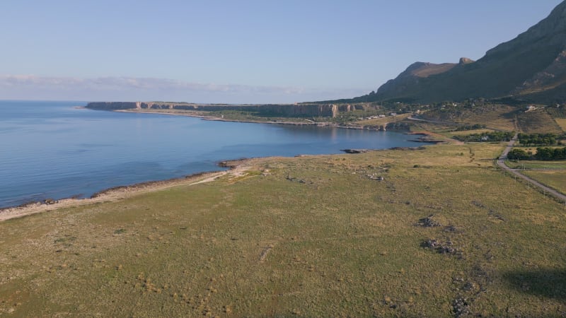 Macari Beach, Italy: A Serene Coastal View