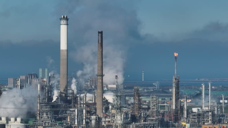 Industrial Operations at the Port of Rotterdam, The Netherlands