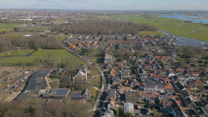 Warmond Village in the Netherlands