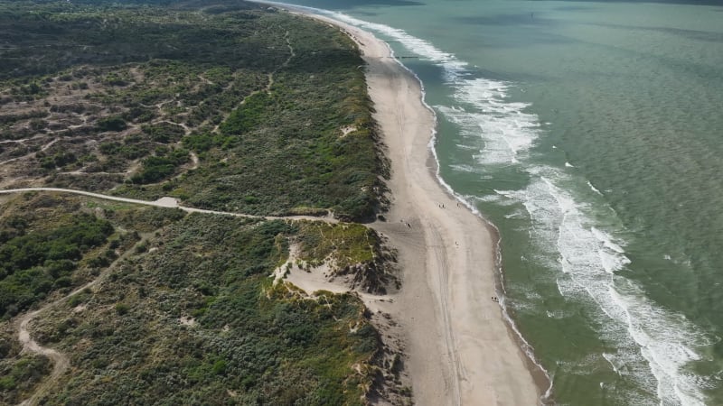 Burgh Haamstede Dunes in Zeeland, Netherlands