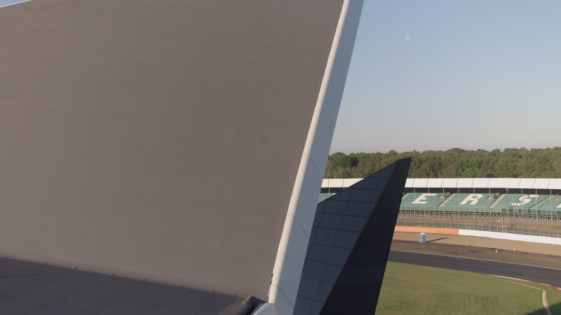 Silverstone Race Track Grandstand Viewed from the International Wing