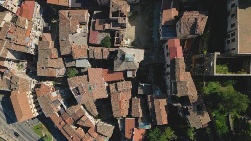 Old city center of Cosenza, Calabria in Italy