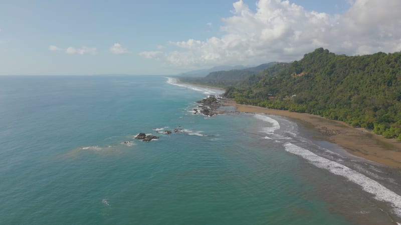 Beach of Dominicalito Costa Rica