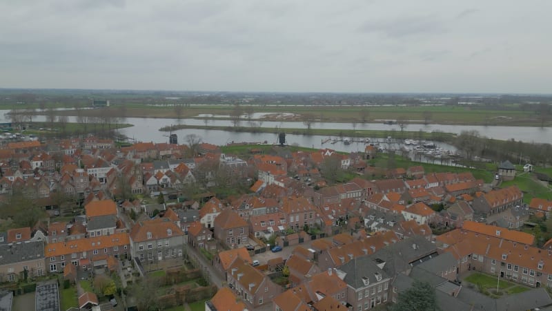 Dutch old village of Heusden 