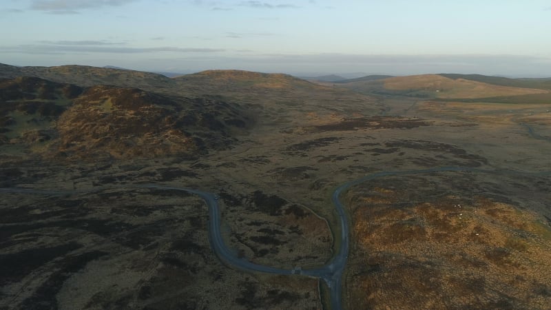 Scottish Landscape and Winding Roads