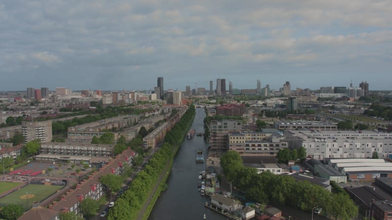 "Breathtaking Aerial View of Den Haag, Netherlands"