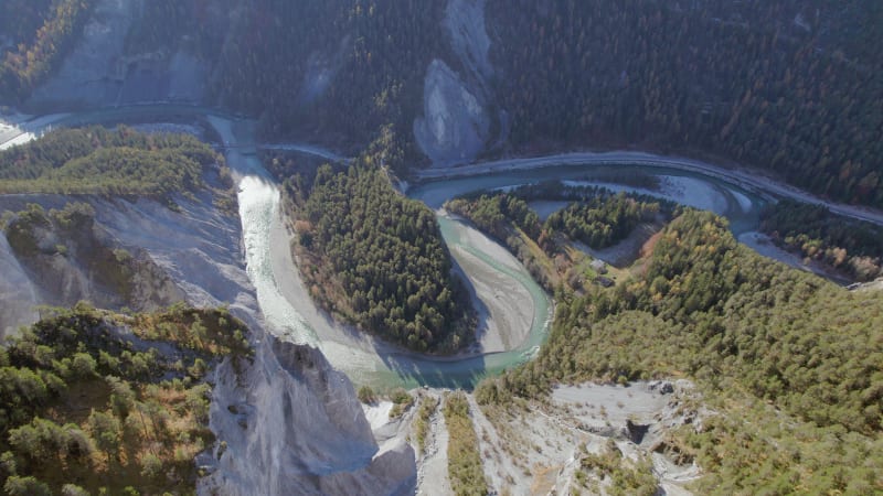 Ruinaulta The Grand Canyon of Switzerland Seen From the Air