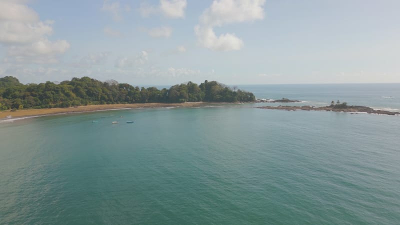 Beach of Dominicalito Costa Rica