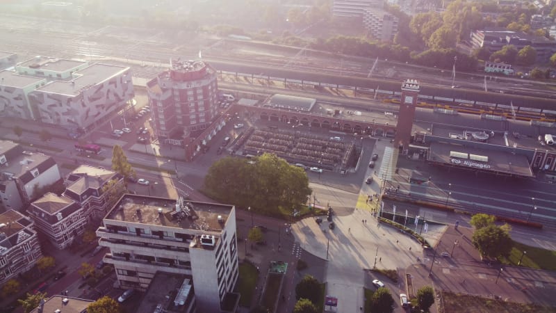 Central Station in Nijmegen city, Gelderland Province, the Netherlands.