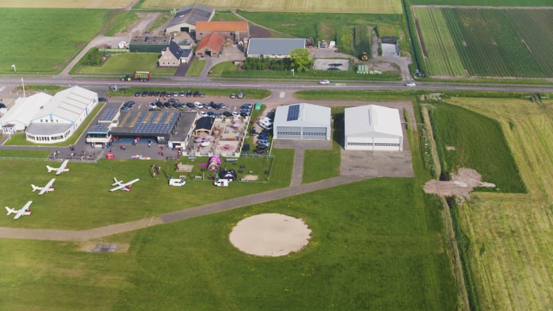 Sideways Shot of The Texel Airport