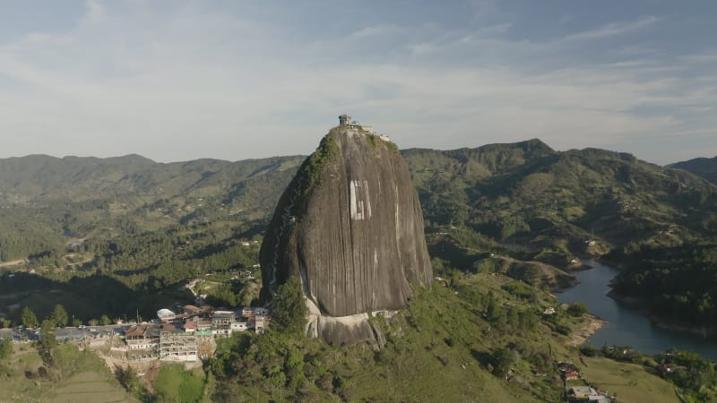 Aerial view of Piedra del Peñol.