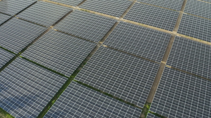 Ecology solar power station in Holland