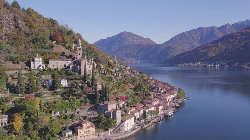 Morcote a Municipality of Switzerland on the Shores of Lake Lugano