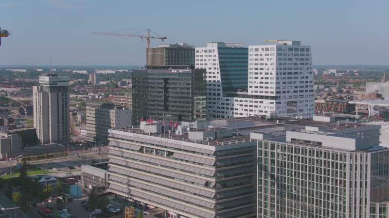 Overhead View of Utrecht City Center, the Netherlands