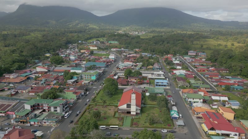 City of La Fortuna in Costa Rica