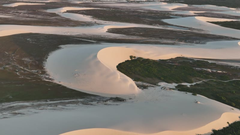 Desertification and Dunes in Jericoacoara, Brazil