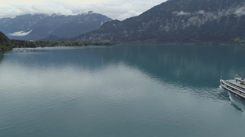 Interlaken Tour Boat on the Blue Waters