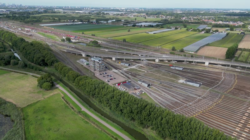 Trainyard and railways Kijfhoek