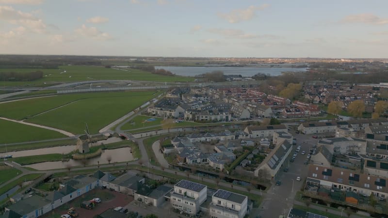 Residential area in Leiden