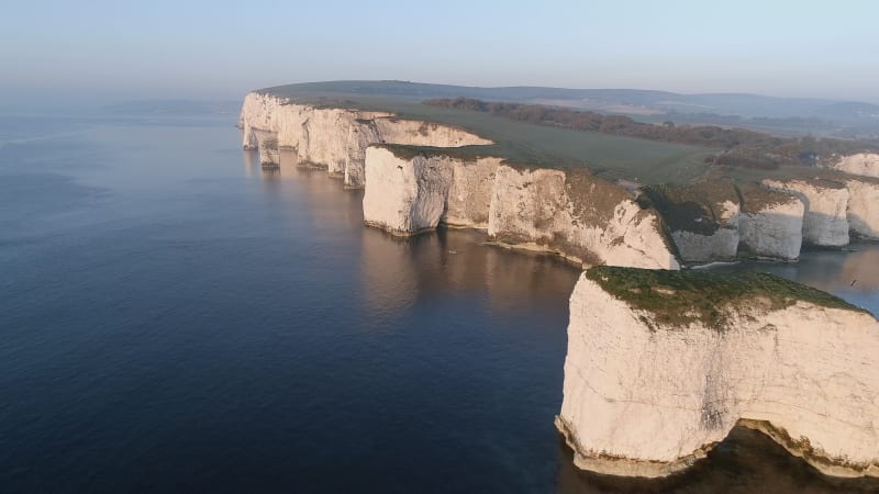 The Jurassic Coast, A Natural Coastal Feature of England from the Air