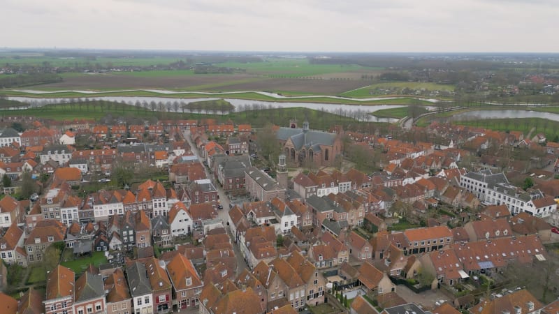 Dutch old village of Heusden 