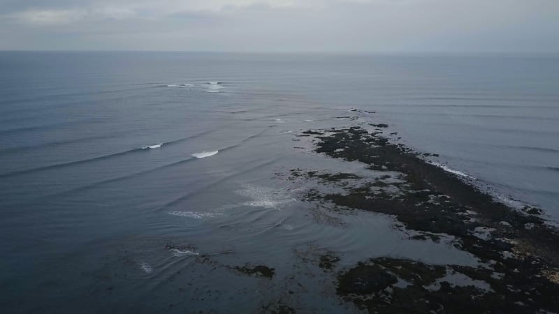 Aerial View of the Icelandic Coastline