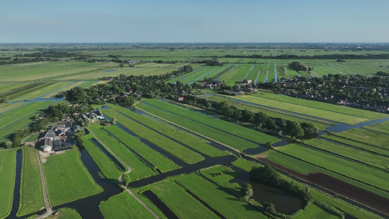 Agricultural Scenery in Krimpenerwaard, Netherlands