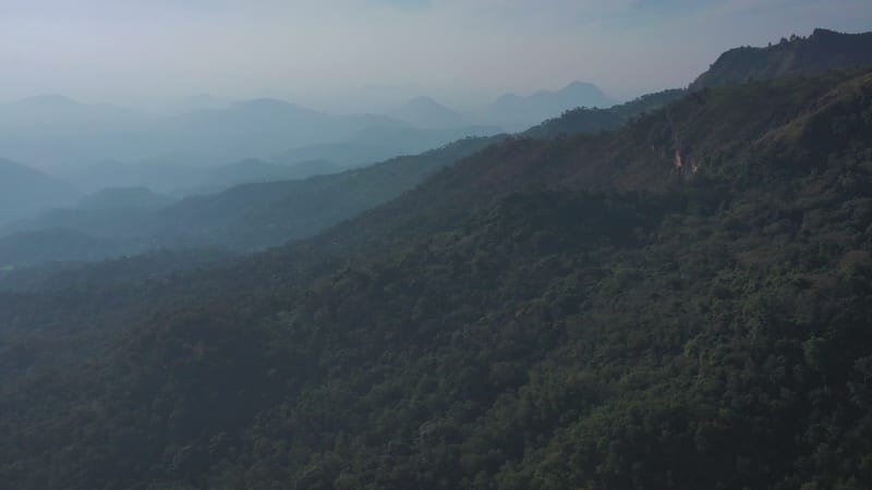 Aerial view of Little Adam's Peak, Ella, Sri Lanka