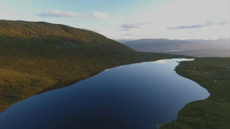 Sunrise Over Mountain Lake