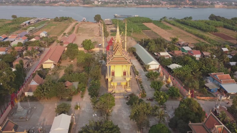 Aerial view of the Pagoda of Chong Koh