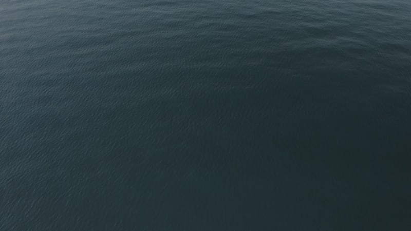 Reveal / openings shot Of  the Ocean In Spain