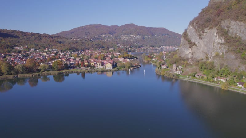 Lavena Ponte Tresa A Beautiful Town on the Swiss Italy Border Near Lugano