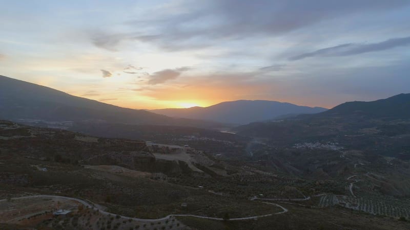 Early Morning over the Spanish Valleys in Grenada