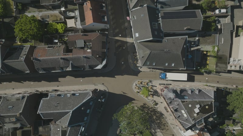 Rooftops and Bikers in Tilburg