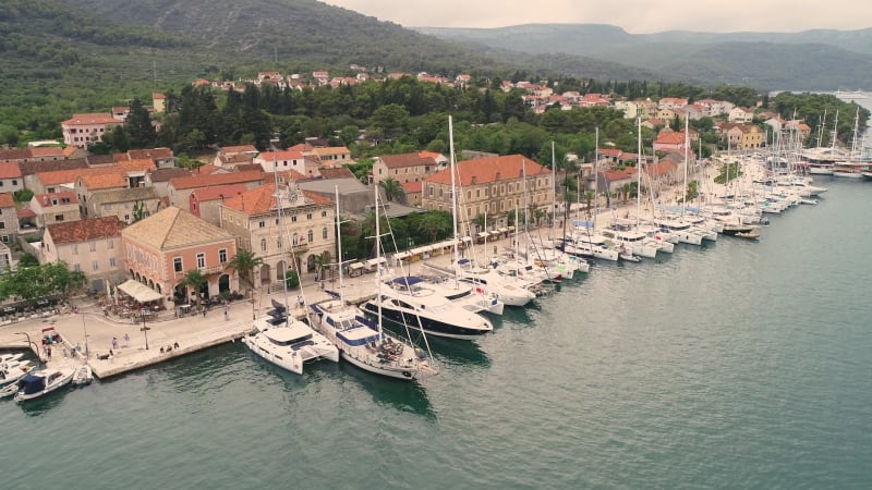 Aerial view of Stari Grad