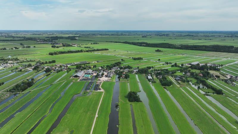 Agricultural Scenery in Krimpenerwaard, Netherlands