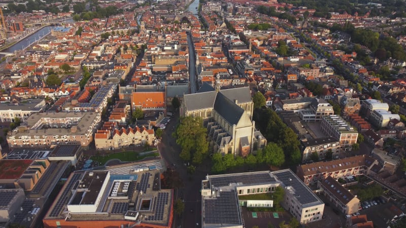 Grote or St. Laurentiuskerk in Alkmaar City, North Holland Province, The Netherlands.