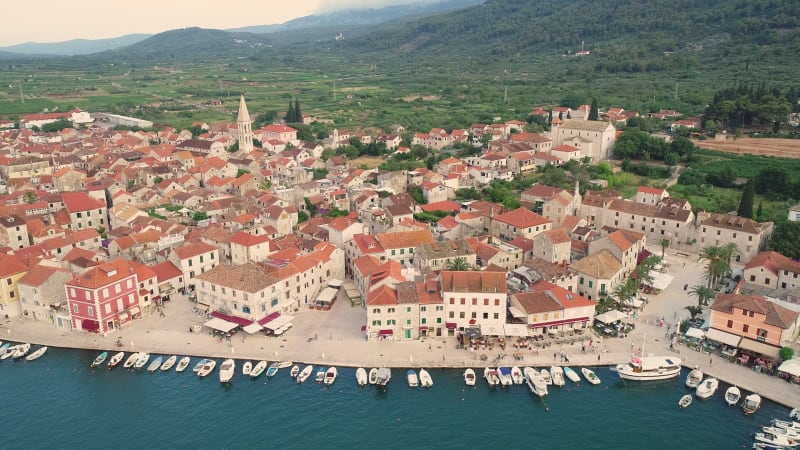 Aerial view of Stari Grad