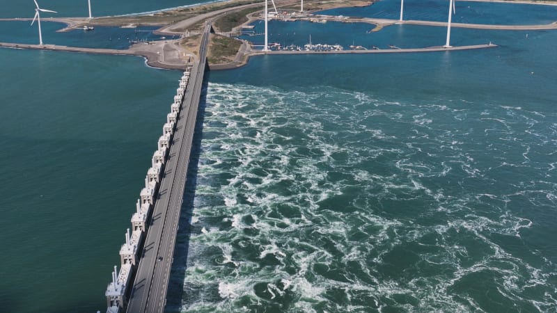 Advanced Flood Defense Mechanism at Oosterschelde, Zeeland