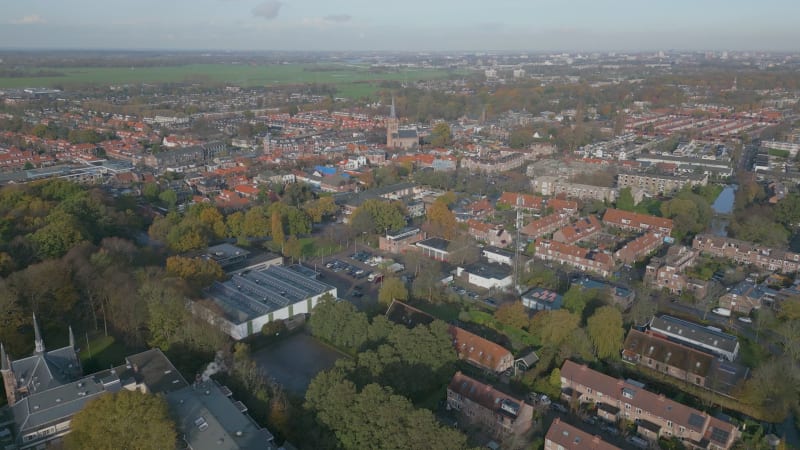 Voorschoten Village in the Netherlands