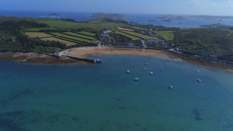 Old Grimsby Port on Tresco Island in Scilly