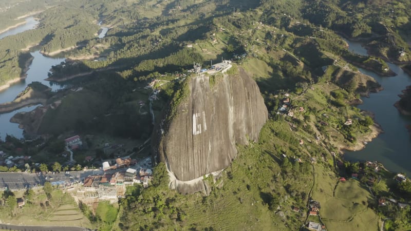 Aerial view of Piedra del Peñol.