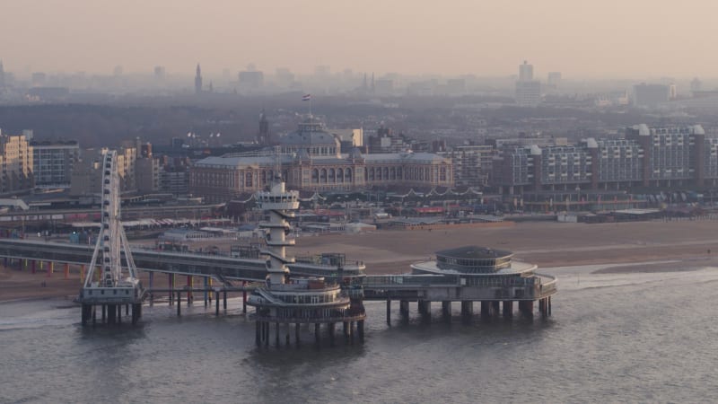 Scheveningen Pier during Twilight