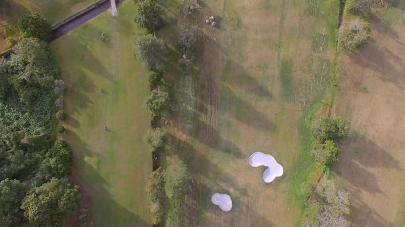 Aerial view of Little Guilin natural park, Ipoh, Malaysia.