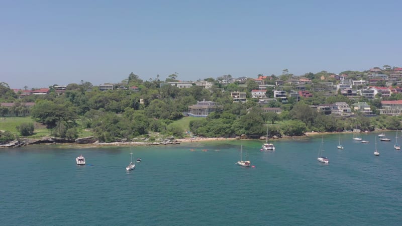 Milk Beach A Popular Swimming Spot in Sydney Harbour during the Summer