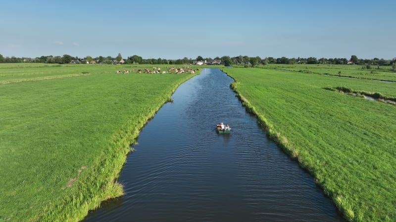 Agricultural Scenery in Krimpenerwaard, Netherlands