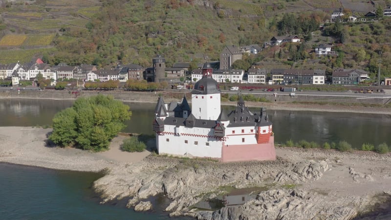 Unusual Abandoned Castle in the Rhine Valley in Germany