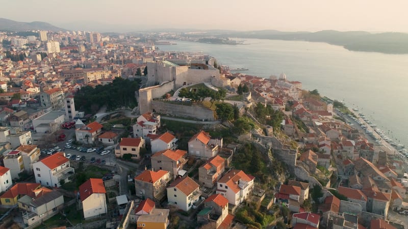 Aerial view of Šibenik